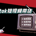 Tiktok新手入门短视频和店铺运营